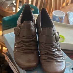 BareTraps Brown Ankle Booties with Buckle